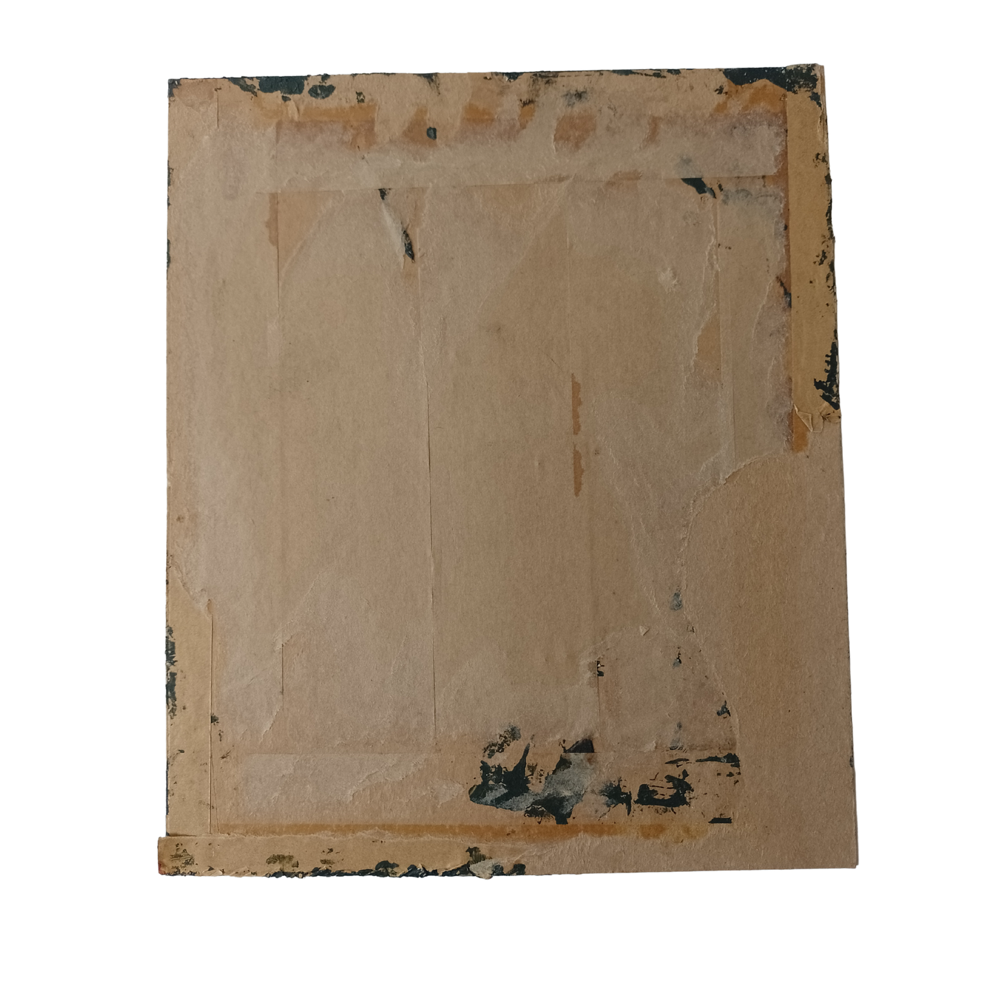 Vintage Expressionist Oil Painting on Card 'Ember' 20cm x 24cm