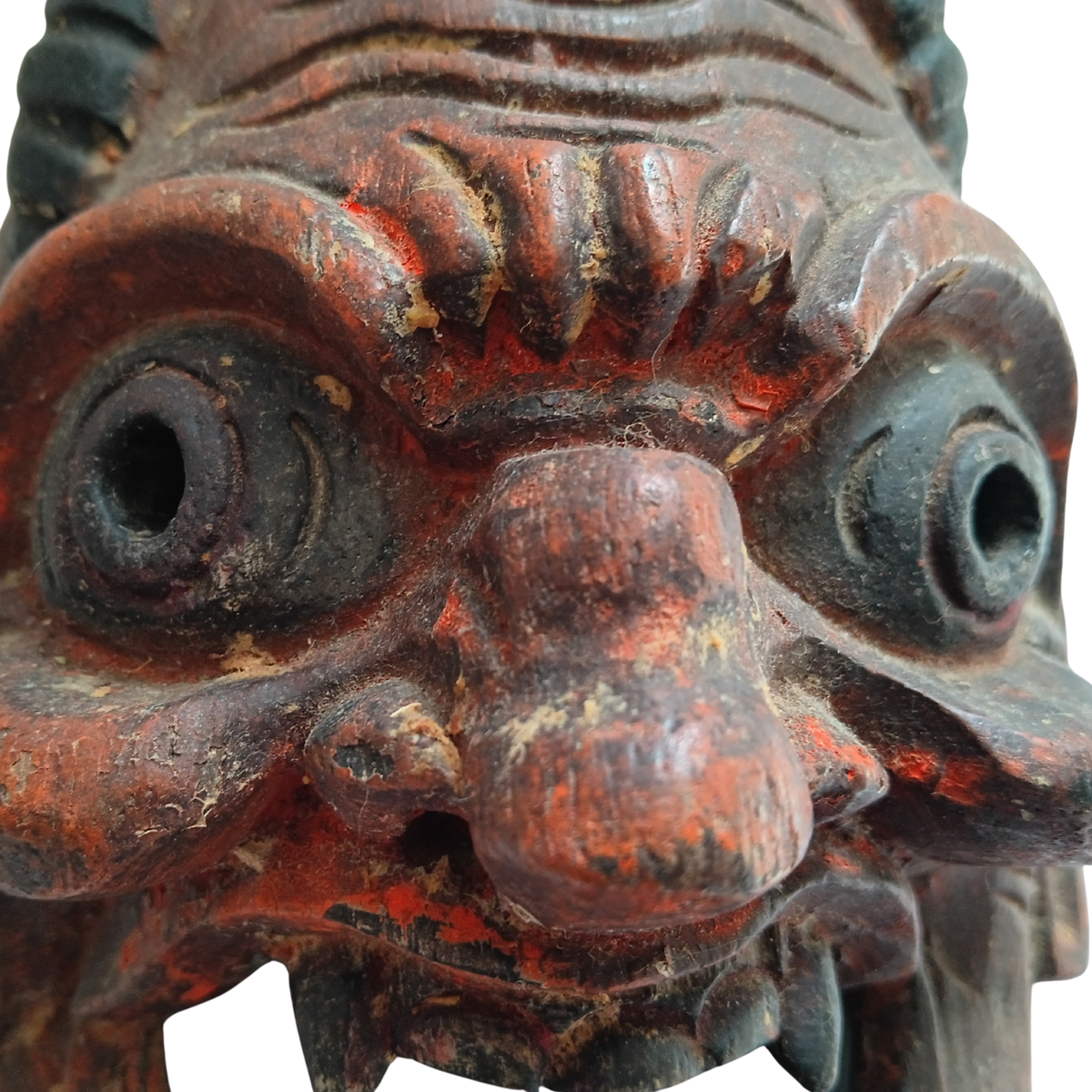 Vintage Himalayan / South Asian Demon Mask 'Bane' 21cm x 17cm
