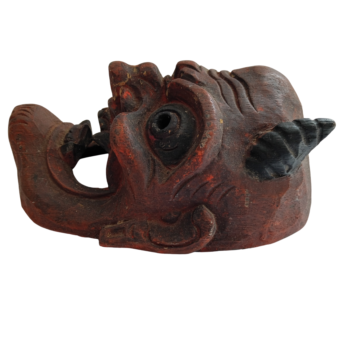 Vintage Himalayan / South Asian Demon Mask 'Bane' 21cm x 17cm