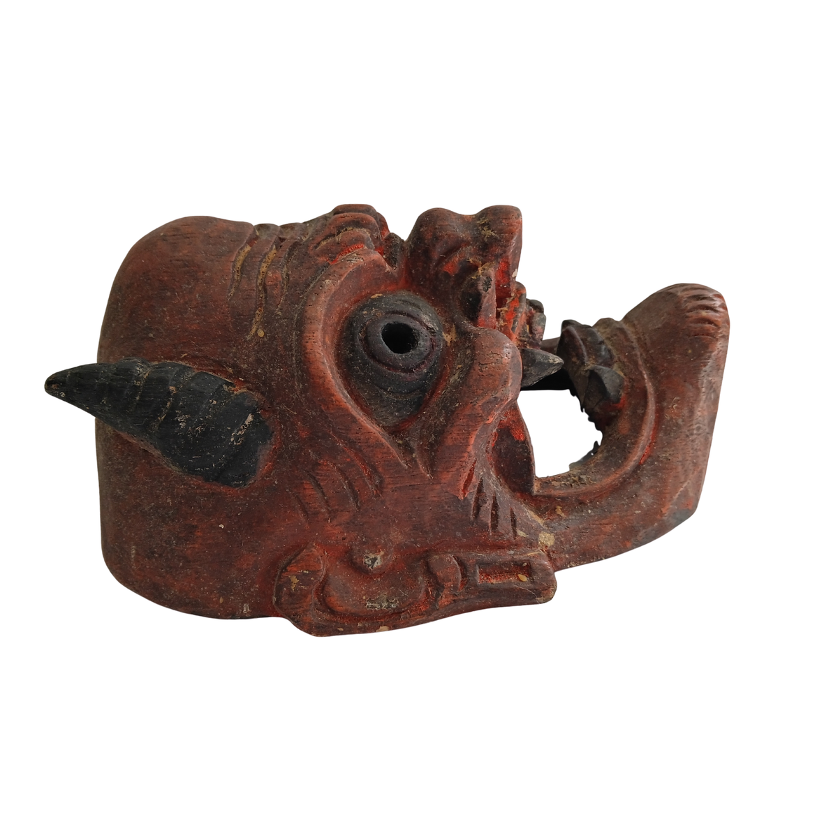 Vintage Himalayan / South Asian Demon Mask 'Bane' 21cm x 17cm