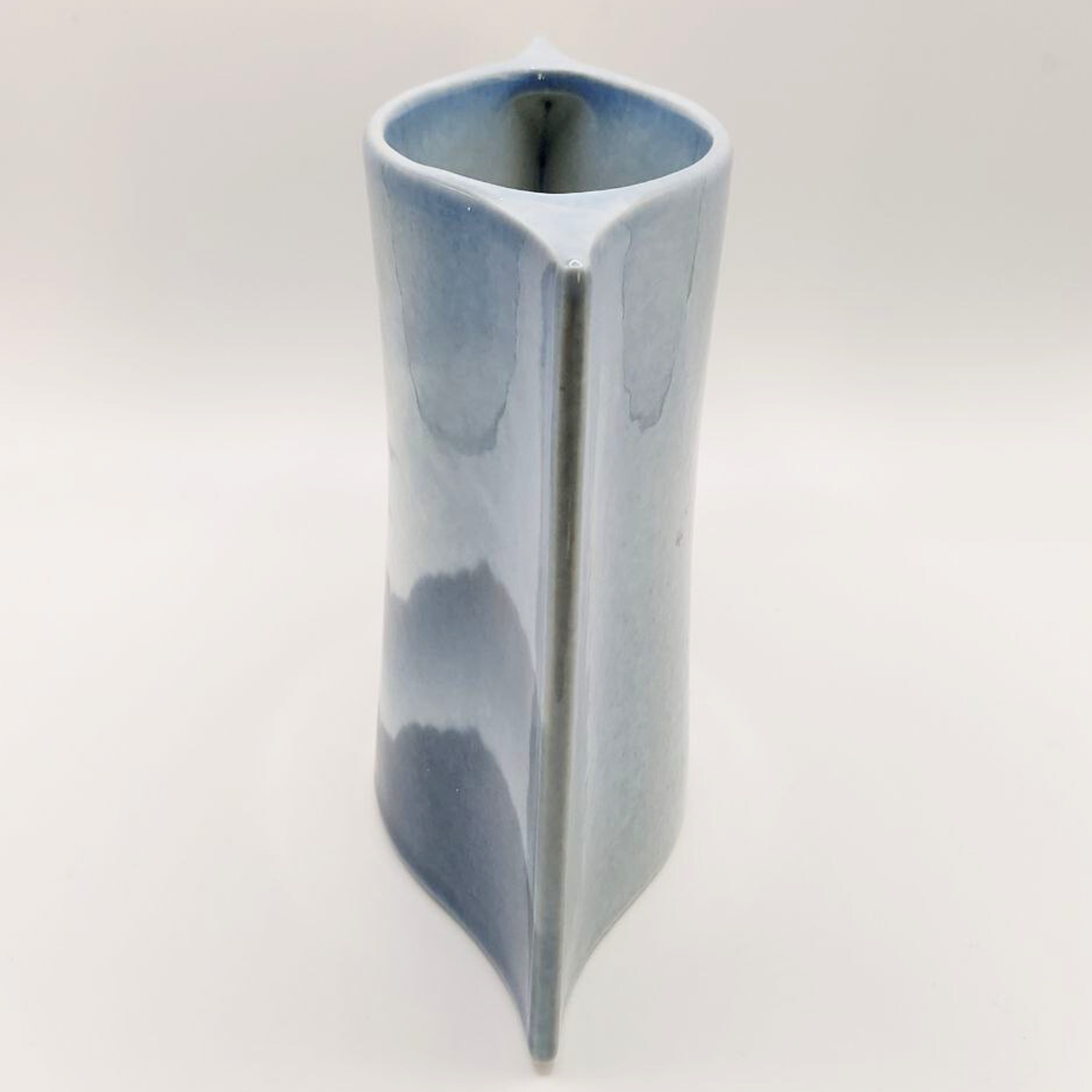 Vintage Virebent Rectangular Vase by Yves Mohy 15cm Tall