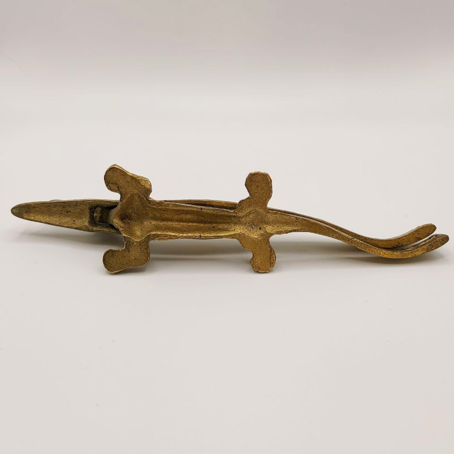 Crocodile or Alligator Nutcracker - Solid Brass Vintage 1950s
