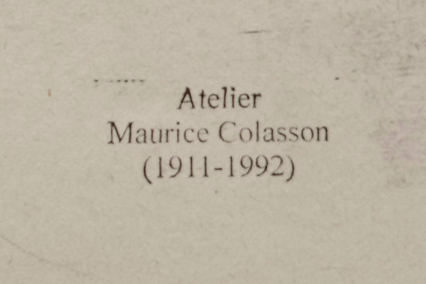 Original Charcoal Drawing 'Gazing' Atelier Maurice Colasson 42cm x 29cm