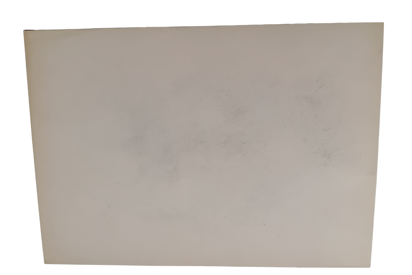 A blank, unadorned square card or board with a warm beige or off-white colour, shown against a plain white background.